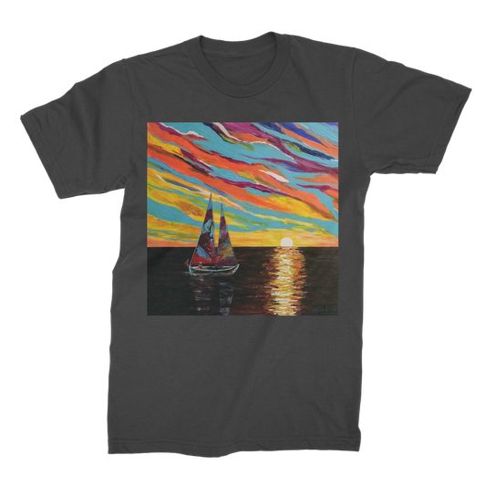 Sunset Premium Jersey Adult T-Shirt