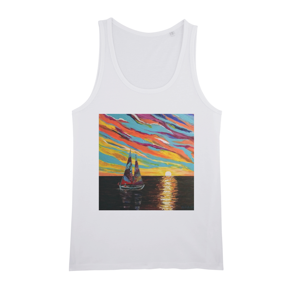 Sunset Organic Jersey Unisex Tank Top