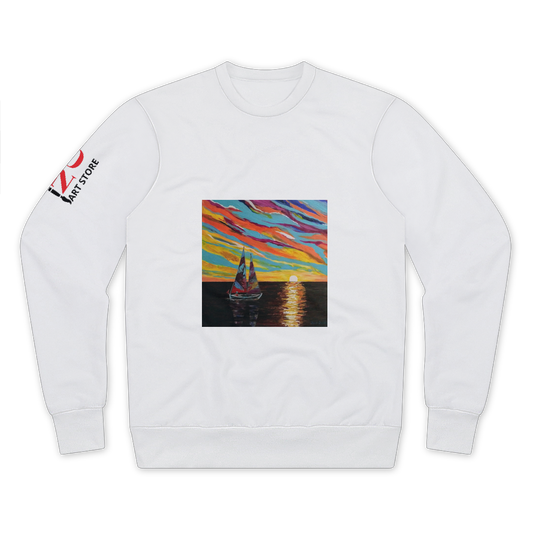 Sunset Premium Cut and Sew Sublimation Unisex Sweatshirt