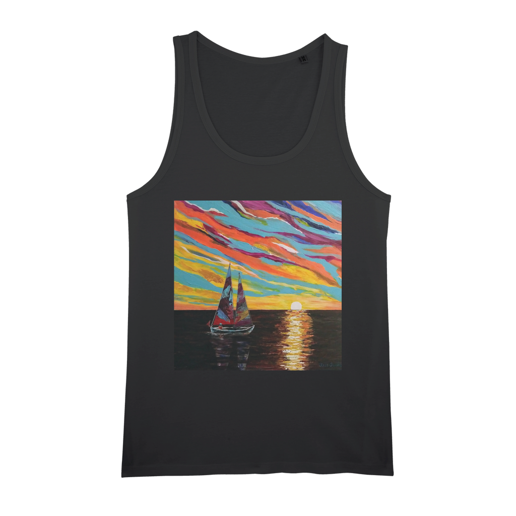 Sunset Organic Jersey Unisex Tank Top